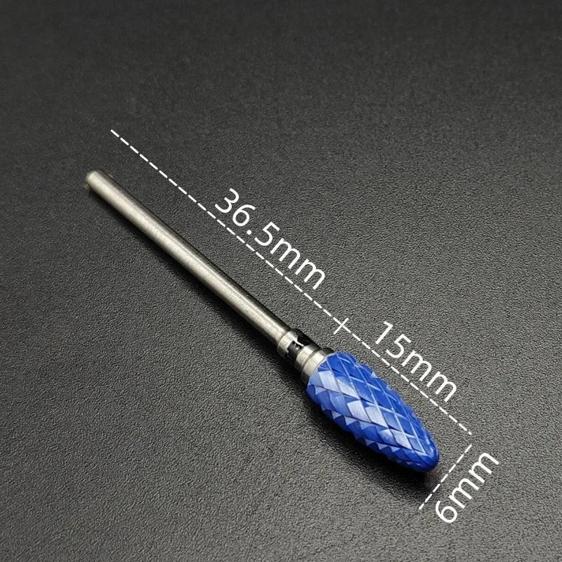 Ceramic Carbide Nail Drill Bit Rotate Burr Milling Nail Cutter Bits Electric Drill Machine For Manicure Pedicure Tools