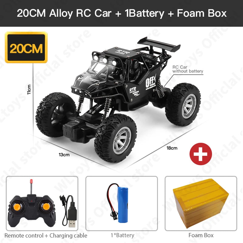 ZWN 1:12 / 1:16 4WD RC Car With Led Lights 2.4G Radio Remote Control Cars Buggy Off-Road Control Trucks Boys Toys for Children