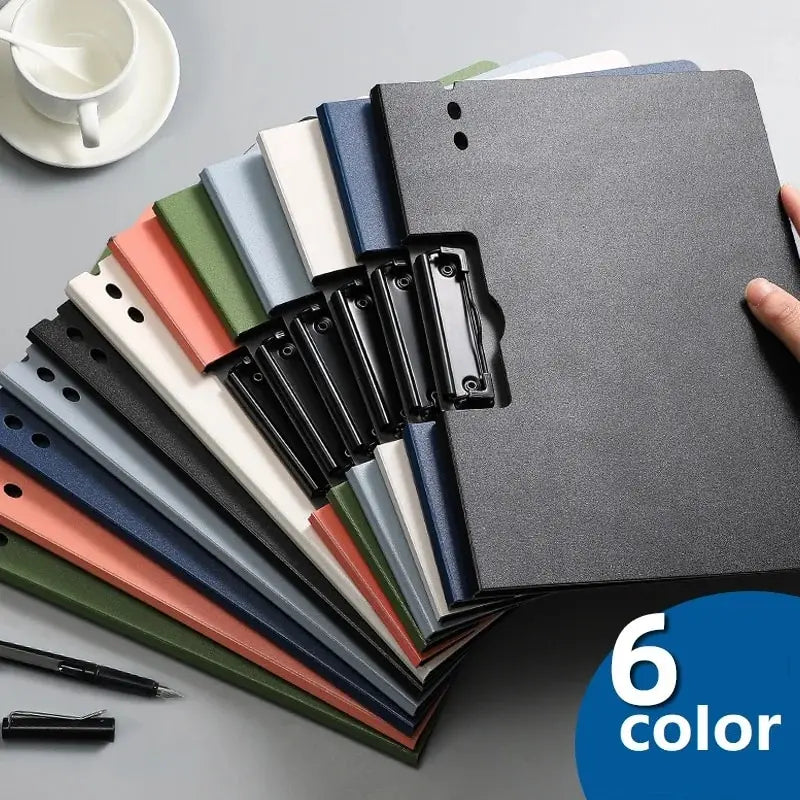 1pc A4 File Folders, Documents Organizer, Clipboard With Cover, A4 Paper Folder For Business & School, Stationery & Office Suppl