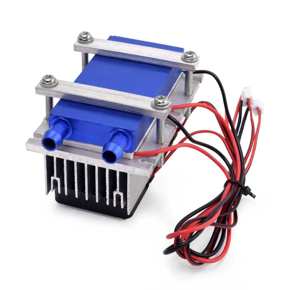 288W/144W Thermoelectric Peltier Refrigeration Cooler 12VDC 30A/15A Semiconductor Cooling System DIY for Air Conditioning Fan