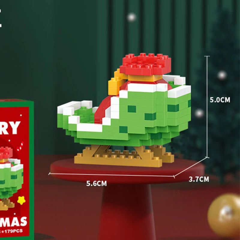 Christmas Tree Adults Particle Building Block Construction Set for Girl 6 Year Micro Diamond Bricks Educational Toy for Children