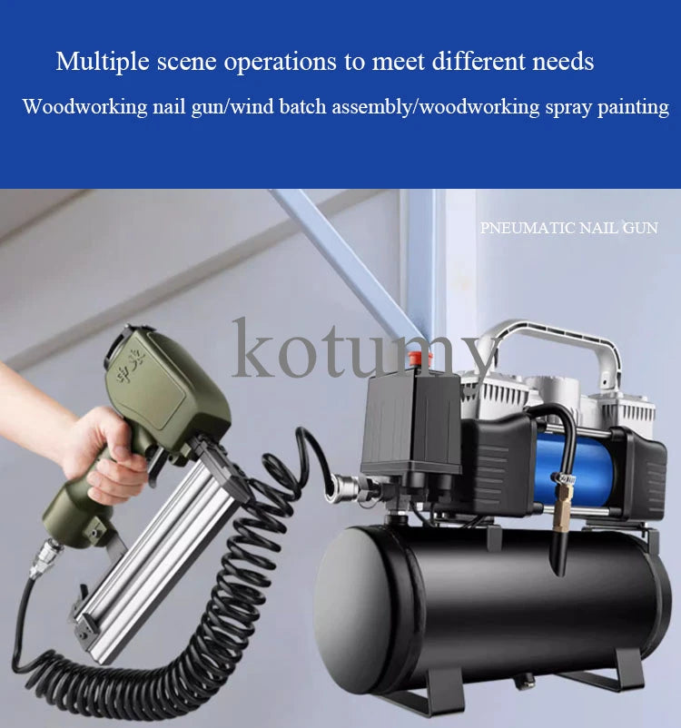 6L /8.5 L Portable Air Compressor Car Tire Inflator Pump Small Air Compressor for Woodworking Painting