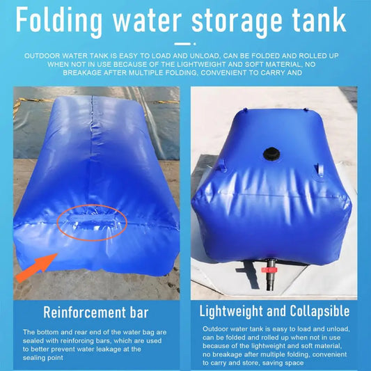 2000L Outdoor Large Capacity Agricultural Fire Irrigation Drought Resistant Foldable Portable Water Storage Bag PVC Water Bag