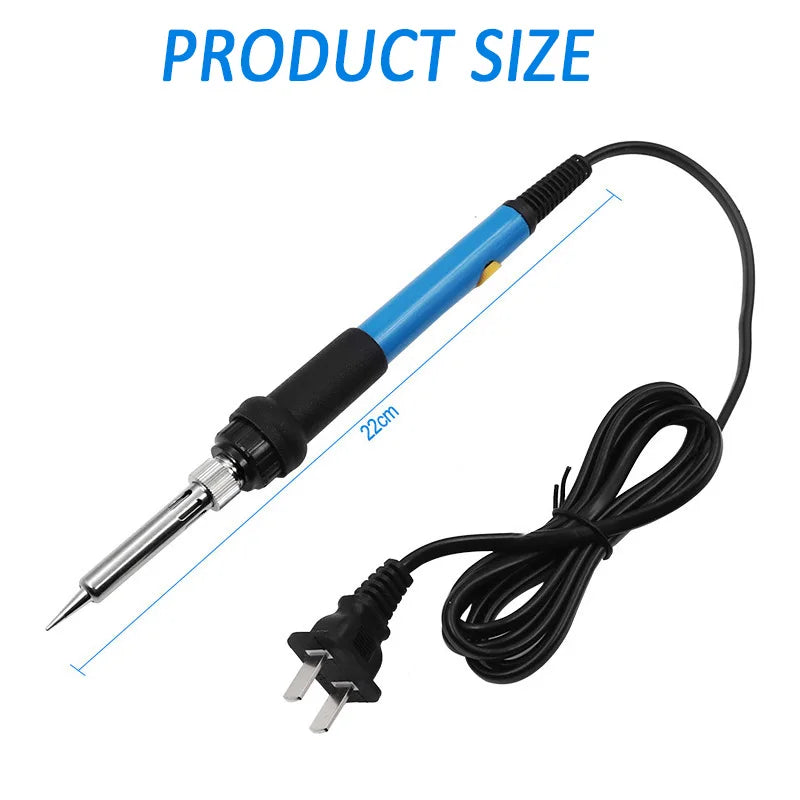 Adjustable Temperature Electric Soldering Iron 110V/220V 60W Solder Iron Professional Tin Welder Heat Pencil Welding Repair Tool