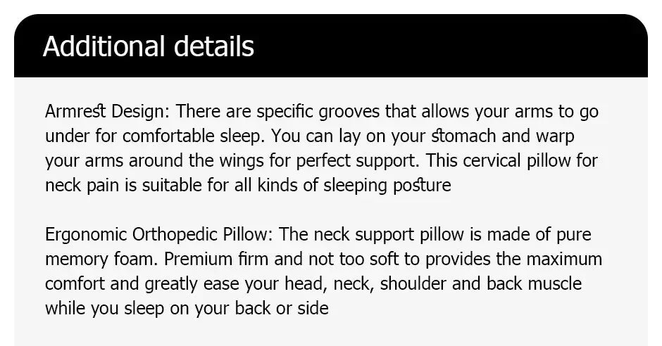 Butterfly Sleep Memory Neck Pillow Slow Rebound Comfort Memory Foam Sleeping Pillow Cervical Orthopaedic Neck Massage Bed Pillow