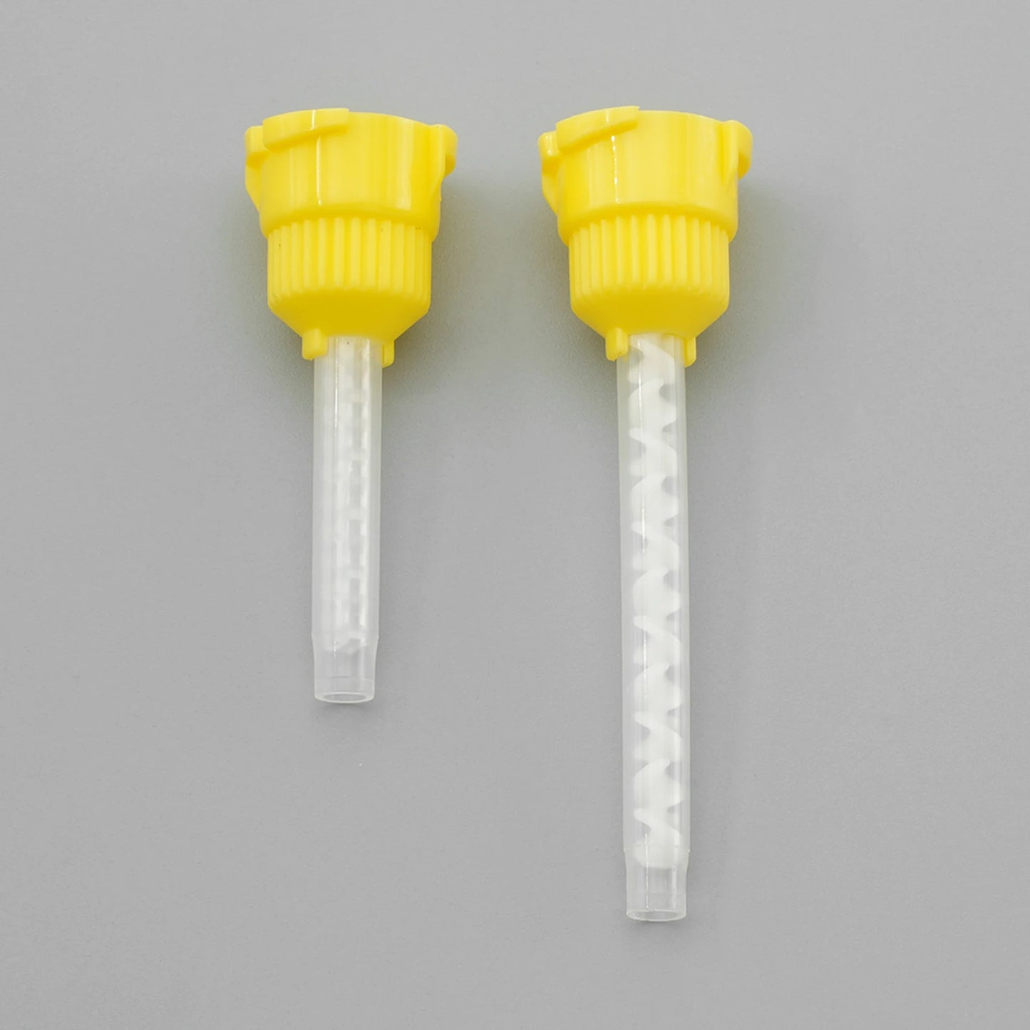 50pcs/Lot Dental Mixing Tips Impression Materials Lab Denture Color Tubes Disposable Silicone Rubber Dentistry Material