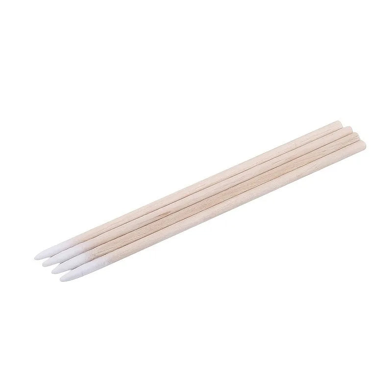 900/100/300pcs Disposable Wooden Micro Bud Swabs Lint Free Eyelash Extension Glue Removing Tools Makeup Mini Brush