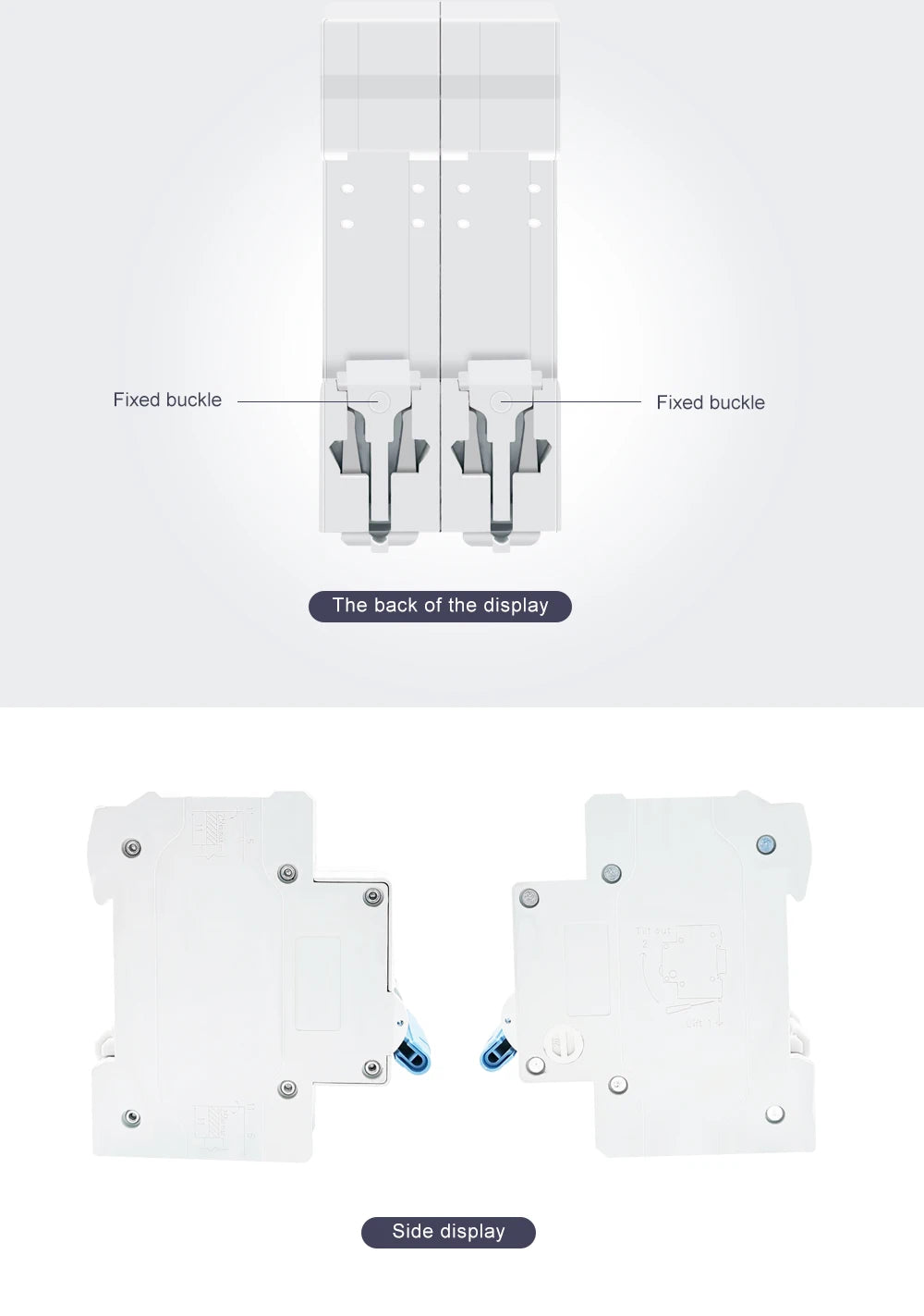 2P DC 1000V Solar Mini Circuit Breaker 3A 6A 10A 16A 20A 25A 32A 40A 50A 63A DC MCB for PV System