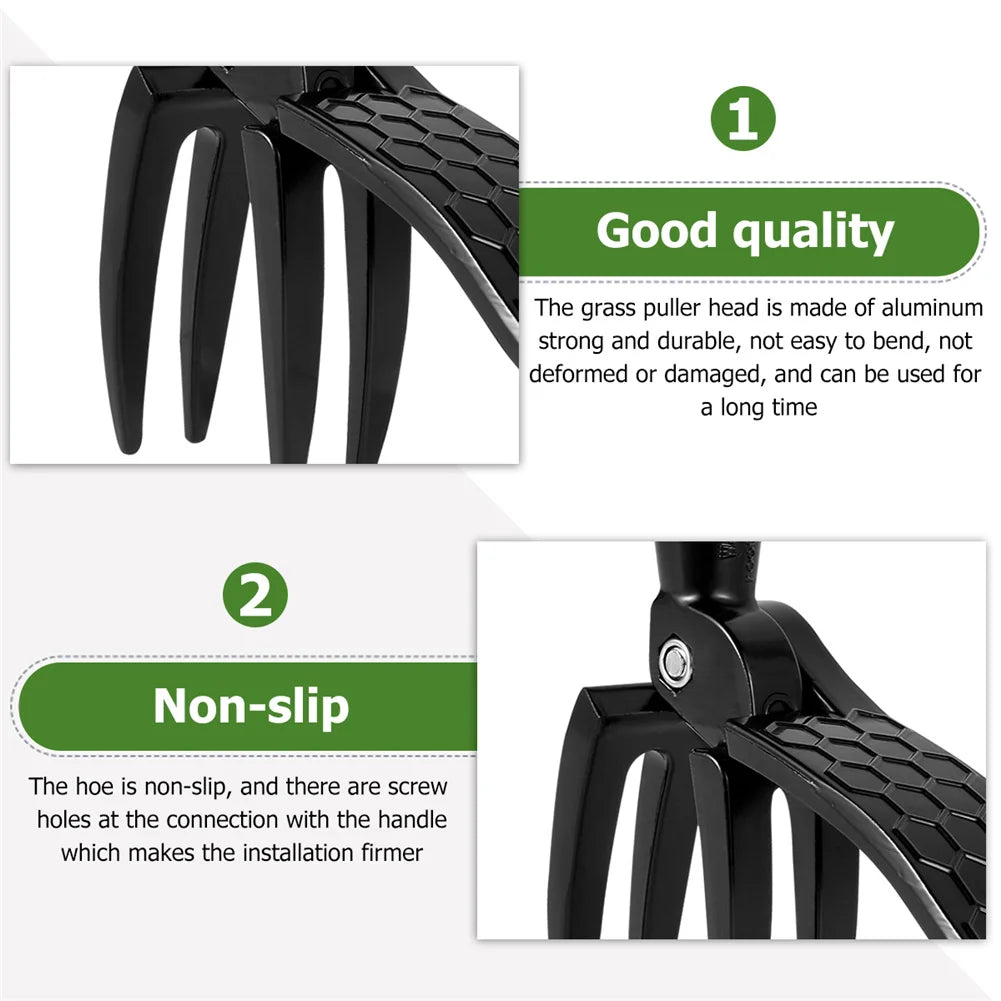 1PCS Weeding Head Replacement Claw Foot Pedal Weed Puller Stand Up Gardening Digging Weeder Alone Root Remover And Alone Handle