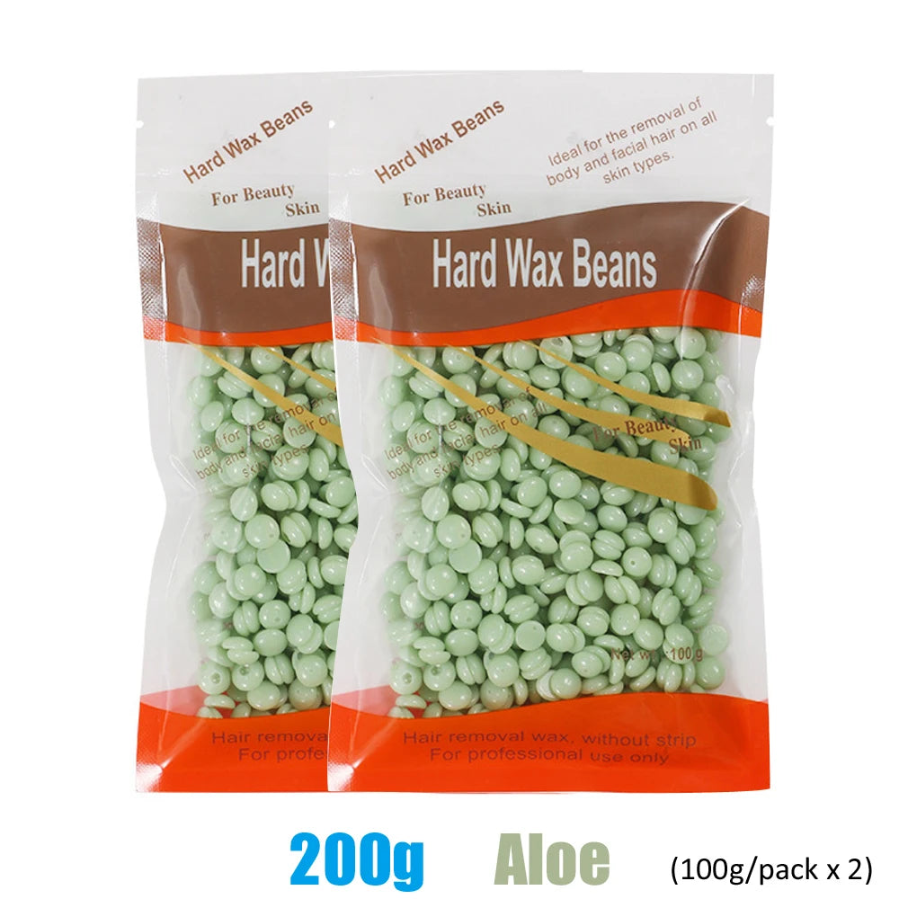 500g/200g/50g Hair Removal Wax Beans for Body Hair Removal Depilatory Wax Heater Removal Hot Film Depilatory Beans Beads