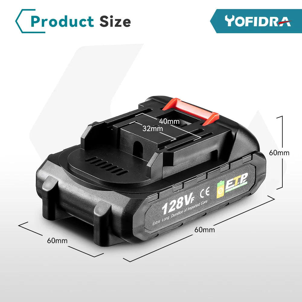 20V Rechargeable Lithium Battery EU Plug 15000mAh.928VF 22500mAh.Battery Capacity Indicator.for Chainsaw Electric Drill