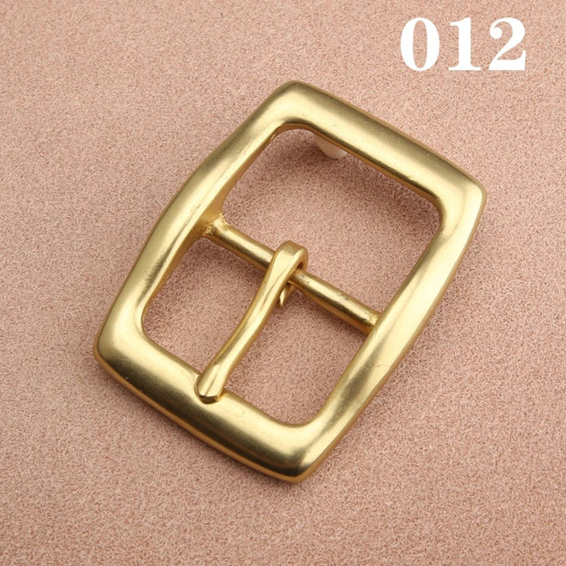 1pcs Solid  Brass 40mm Belt Buckle End Heel Bar Buckle Single Pin Heavy-duty for Leather Craft Strap Webbing Dog Collar Quality