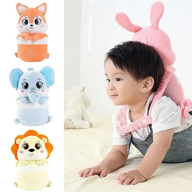 Baby Head Protector Backpack Adjustable Newbornn Headrest Security Pillows Backpack Toddler Baby Head Fall Protection Pad