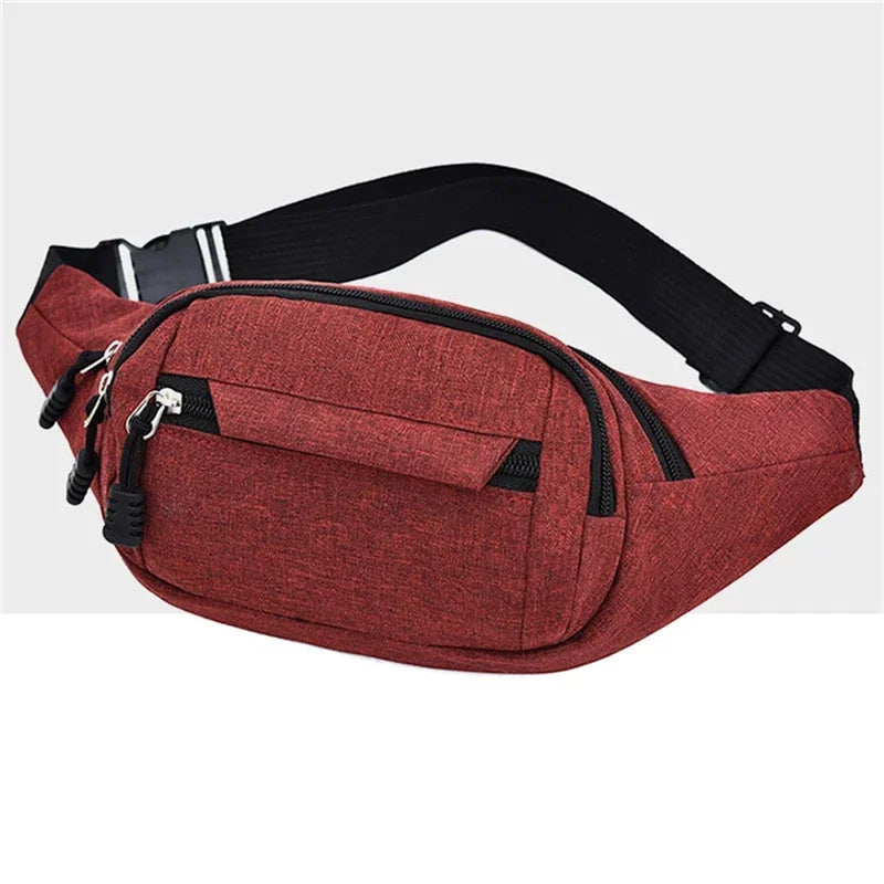 2024 Mobile Waist Bag for Men Women Multifunctional Large Capacity Belt Bag Anti Splash Wear-resistant Construction Site Pochete