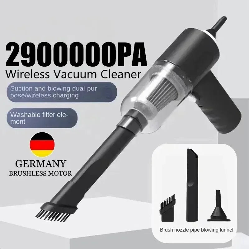 2900000PA 120w 2in1 Wireless Vacuum Cleaner High Powerful Dual Use For Portable Large Suction Home Car Vacuum Cleaner New