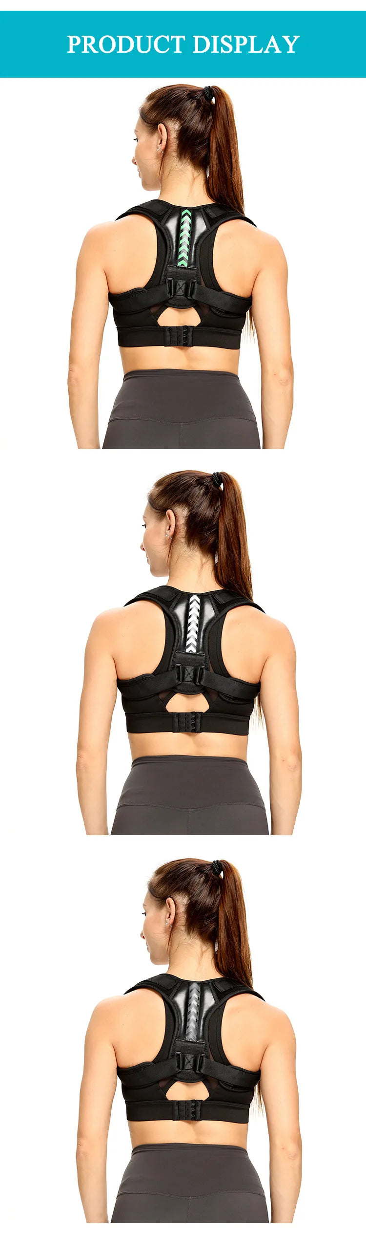 Adjustable Back Shoulder Posture Corrector Belt Clavicle Spine Support Reshape Your Body Home Office Sport Upper Back Neck Brace