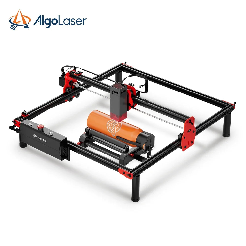 AlgoLaser DIY Kit 5W Laser Engraver Cutter 40*40CM Mini Portable Logo Printer Woodworking Tool Fun CNC Machine For Metal Acrylic