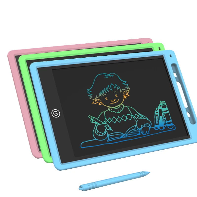 6.5/8.5/10/12 inch Lcd Writing Tablet Drawing Board Graffiti Sketchpad Mgaic Erasable Handwriting Pad Toys for Kids Boys Gifts