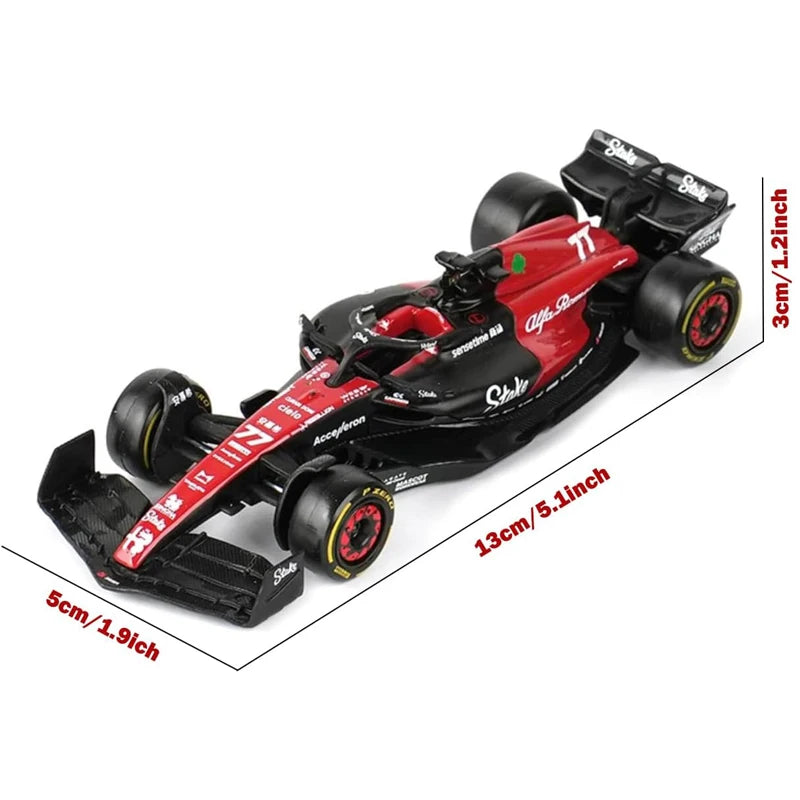 Bburago 1:43 Aston Martin AMR23 Mercedes W14 Red Bull RB19 Miami GP Ferrari SF23 Alpine A523 F1 Model Formula Car Static Racing