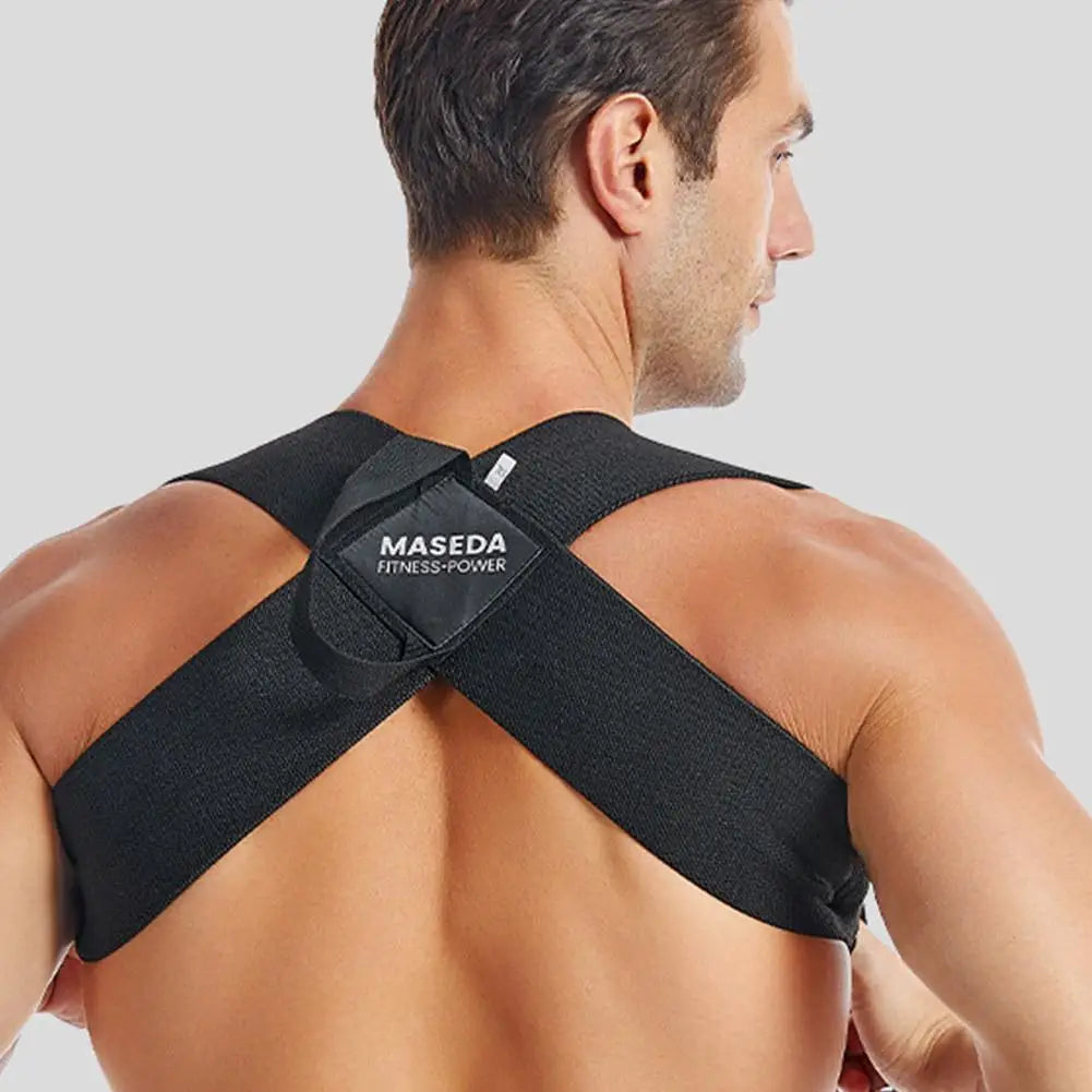 Back Posture Correction Belt Adjustable Comfortable Shaping Correction Belt Sports Posture Anti-hunchback Back Body O8s9