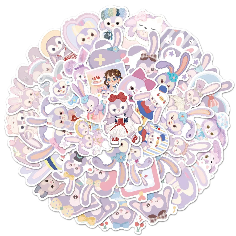 50pcs Stickers Cute Cinnamoroll Kuromi My Melody Sticker For Laptop Phone Case Girls Sanrio My Melody Anime Stickers Kids Toys