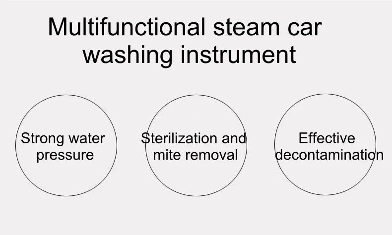 2600w220V High Temperature Steam Cleaner Portable Sterilization Pressure Jet Washer Machine for Home Car Kitchen Air Conditioner