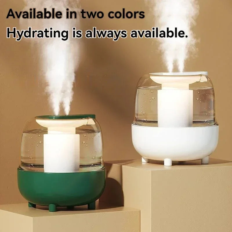 5L Large Capacity Spray Humidifier Night Light Hydrating and Hydrating Quiet Operation Triple Filter Water Can Add Essential Oil