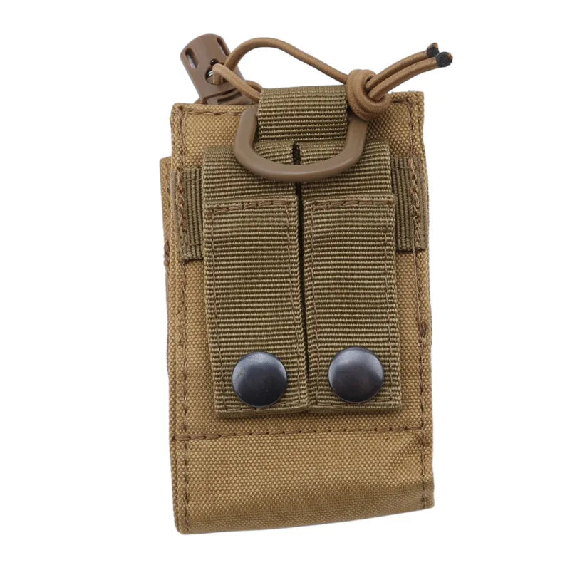 2024  Radio Pouch Hunting Walkie Talkie Holder Interphone Hanging Bag Molle Nylon Magazine Pouch Pocket Caza