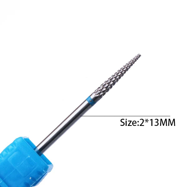 1pc Carbide Tungsten Nail Drill Bit Rotate Burr Milling Nail Cutter Bits Electric Drill Machine For Manicure Pedicure Tools