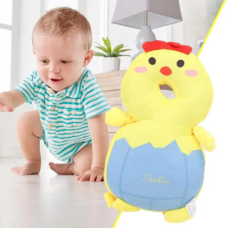 Baby Head Protector Baby Cushion Backpack Chicken Shape Head Back Protector Pillow Learn Walk Head Protector