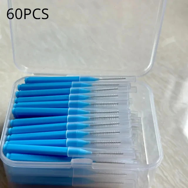 30/60/120Pcs Interdental Brushes Health Care Tooth Escova Interdental Cleaners Orthodontic Dental Teeth Brush Oral Hygiene Tool