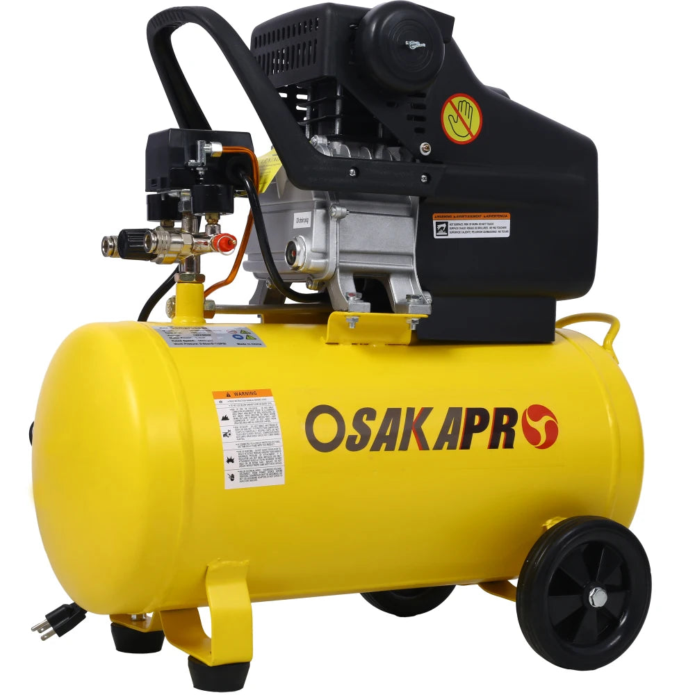 4.5HP 3.5HP Portable 13 Gallons Oil-Lubricated Air Compressor Tank Ultra Quiet Horizontal Tank Adjustable Pressure