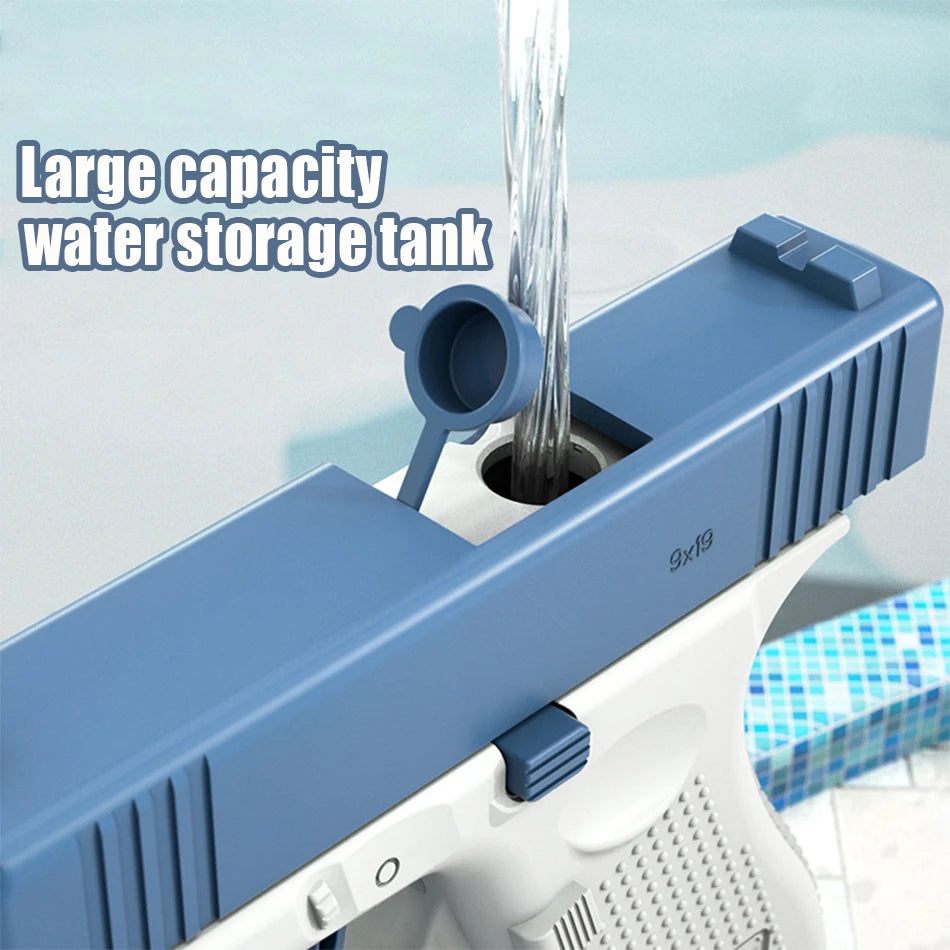 Children Water Storage Gun Pistol Shooting Toy Automatic Summer Outdoor Play Water Sports Beach Toys For Kids Boys Girls Adults