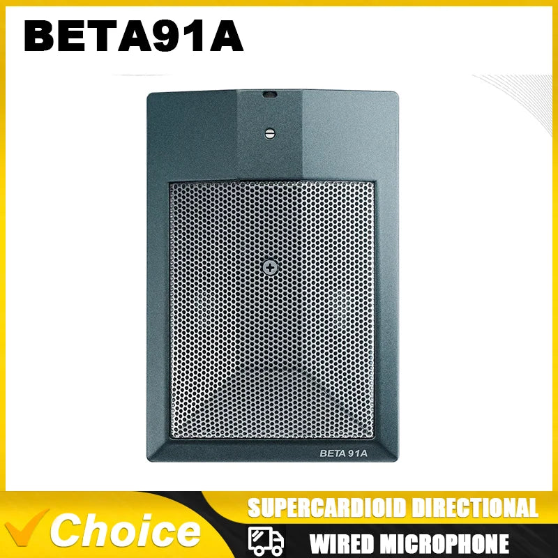 BETA91 BETA91A  beta 91a Professional Half-Cardioid Wired Condenser Microphone for Low Frequency Pickup Instrument Mic