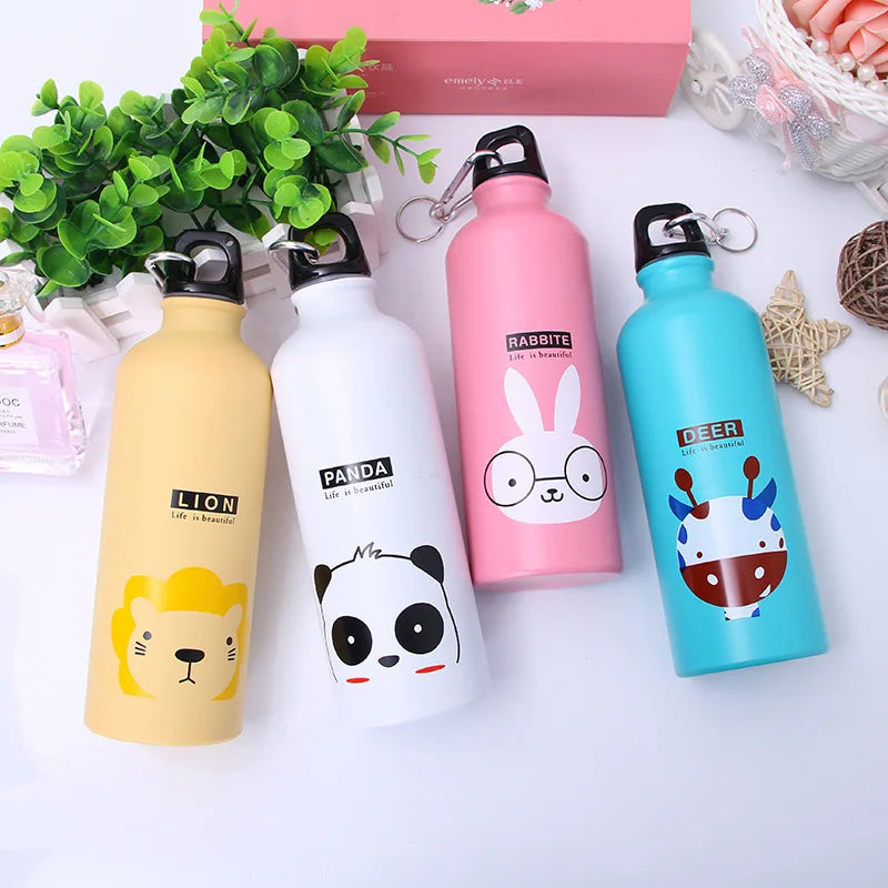 Bolttle Lovely Animals Creative Gift Outdoor Portable Sports Cycling Camping Hiking Bicycle School Kids Water Bottle