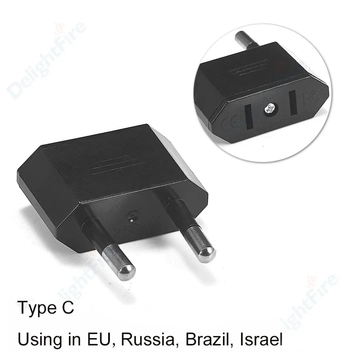 1pcs EU Adapter Travel Converter Adapter American China US To EU Plug Euro Plug electrical Adapter AC Electrical Socket Outlet