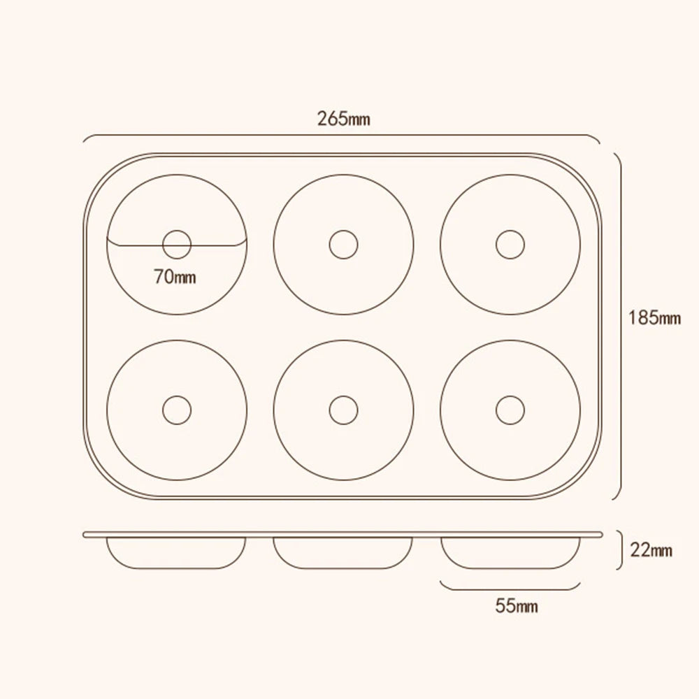 6 Holes Nonstick Cake Donuts Baking Mold 3d Cat Bear Cupcake Brownie Pastry Baking Tray Kitchen Dessert Bread Bakeware Tools