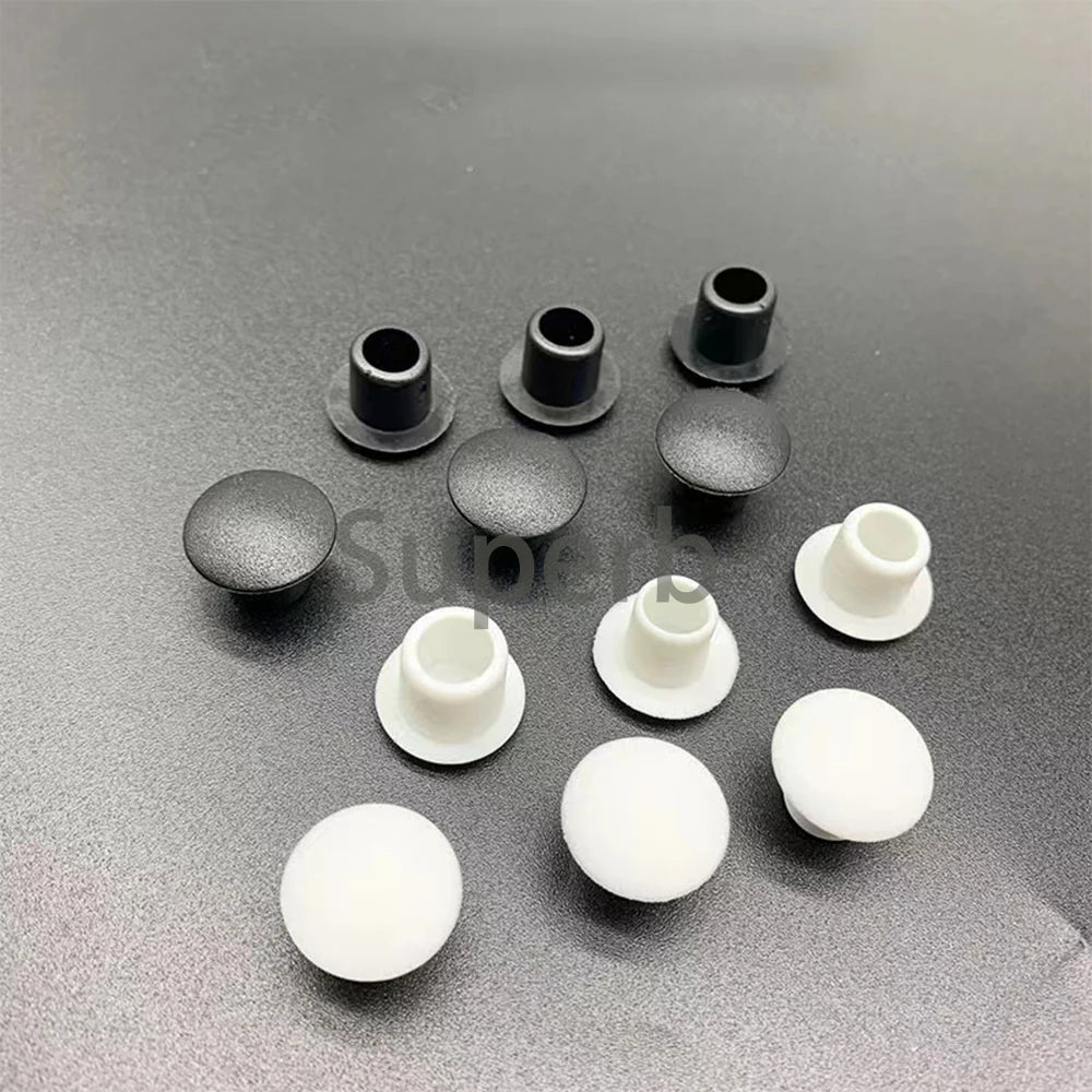 5/10/20Pcs PVC Soft Rubber Hole Plug 9mm 10mm11mm White/Black Dust Waterproof Cap Round Pipe Sealing Plugs Hardware Screw Covers