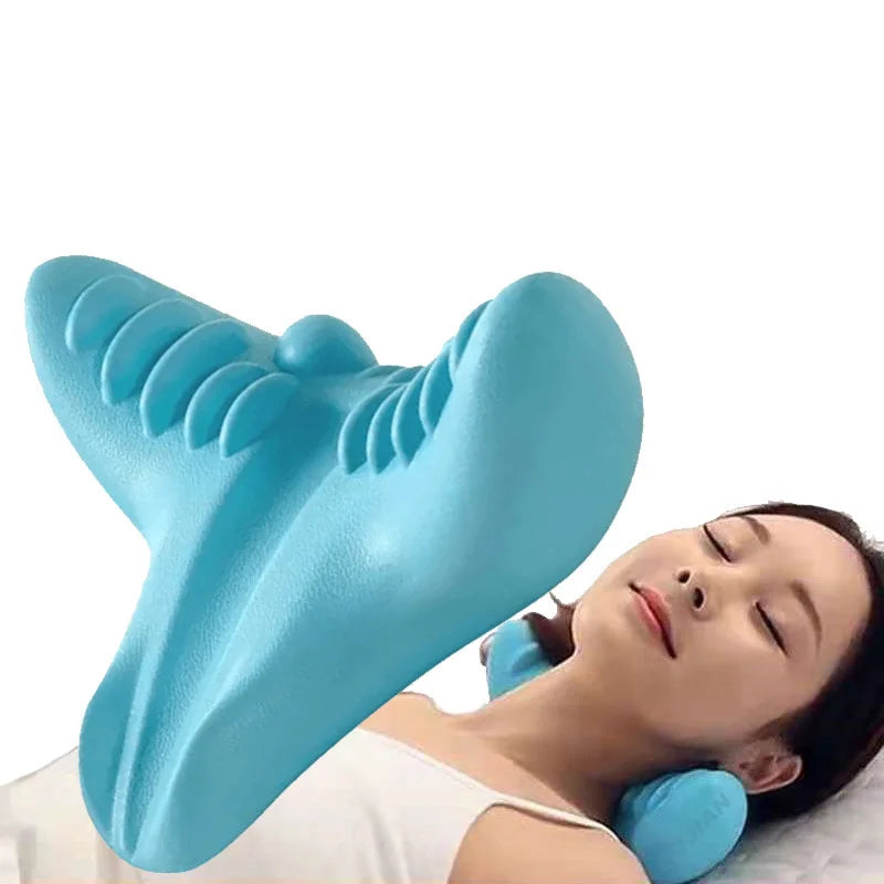 Cervical Spine Stretch Neck Shoulder Relaxer Cervical Muscle Relaxation Shoulder Massage Pillow Spine Correction Neck Massager