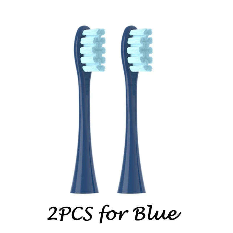 2/4/6PCS Soft Replacement Heads For Oclean X/ X PRO/ Z1/ F1 Blue Brush Heads DuPont Sonic Toothbrush Vacuum Bristle Nozzles