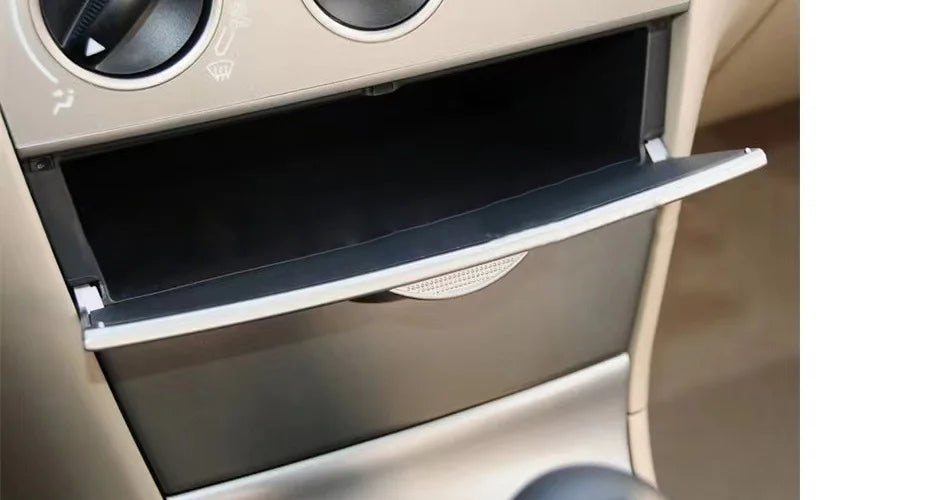 Car Plastic Front Center Console Storage Box Panel Cover Silver Fit For Toyota Corolla 2003 2004 2005 2006 2007 2008