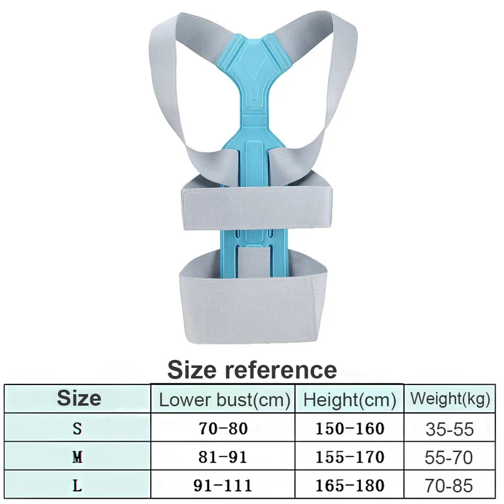 Back Shoulder Posture Corrector Upper Back Neck Brace Back Posture Correction Belt Hunchback Correction Fixator Invisible