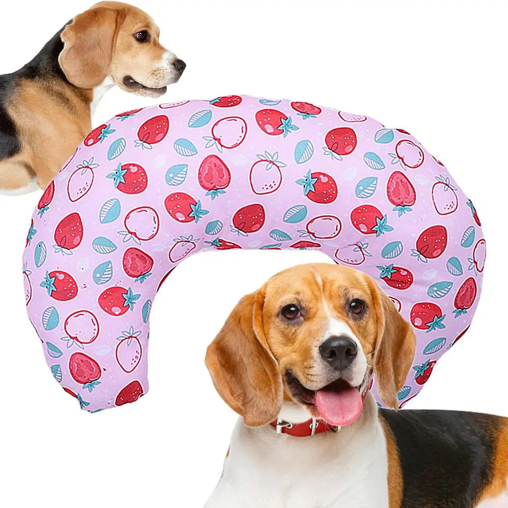 Calming Pillow For Dogs U Shape Soft Cat Bed Pillow Half Donut Cuddler Comfort Cuddler Pillow For Joint Relief