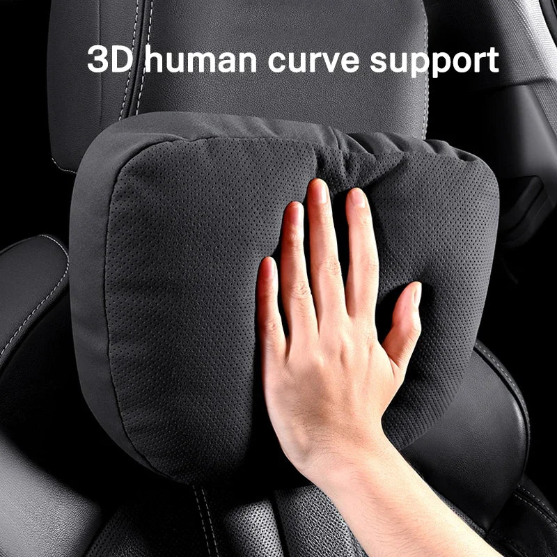 Car Seat Headrest Memory Foam Comfort Neck Pillow For Mercedes Benz A C E S G Class W177 W205 W213 X167 W222 CLA GLE GLB GLS AMG