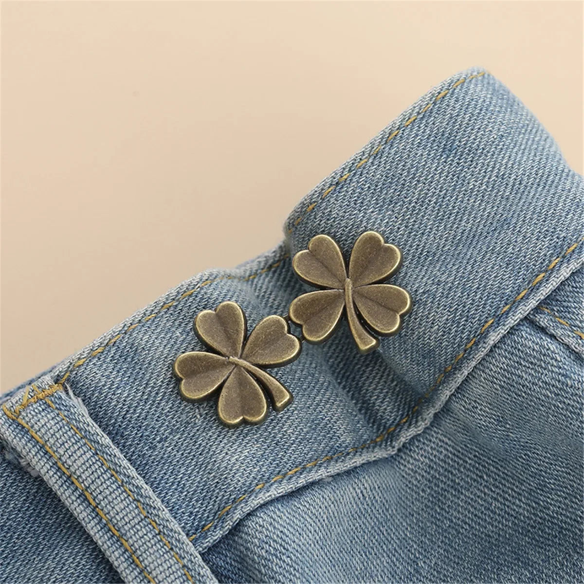 1Pcs Adjustable Clips for Pants Fastener Pants Pin Retractable Button Loose Button for Waist for Jeans Perfect Fit Reduce Waist