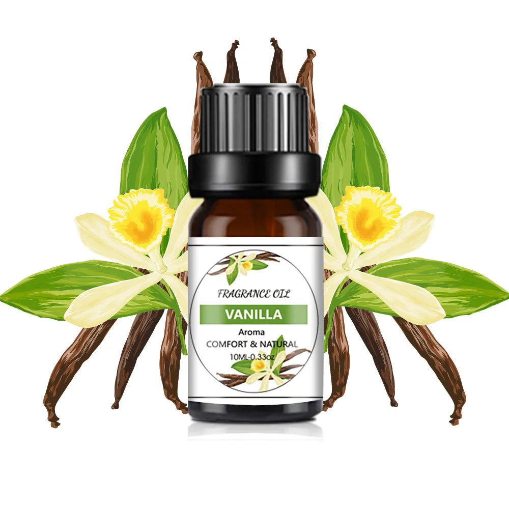 10Ml Essential Oil Fruit Flavor Natural Plant Making Diffuser Essential Oil Mango Pineapple Flavoring Oil for DIY Soap Candles