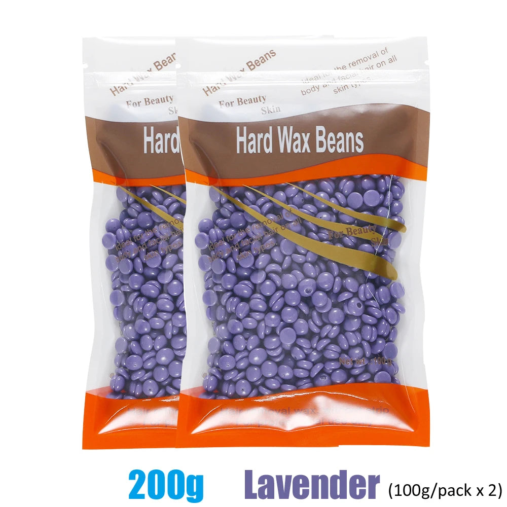 500g/200g/50g Hair Removal Wax Beans for Body Hair Removal Depilatory Wax Heater Removal Hot Film Depilatory Beans Beads