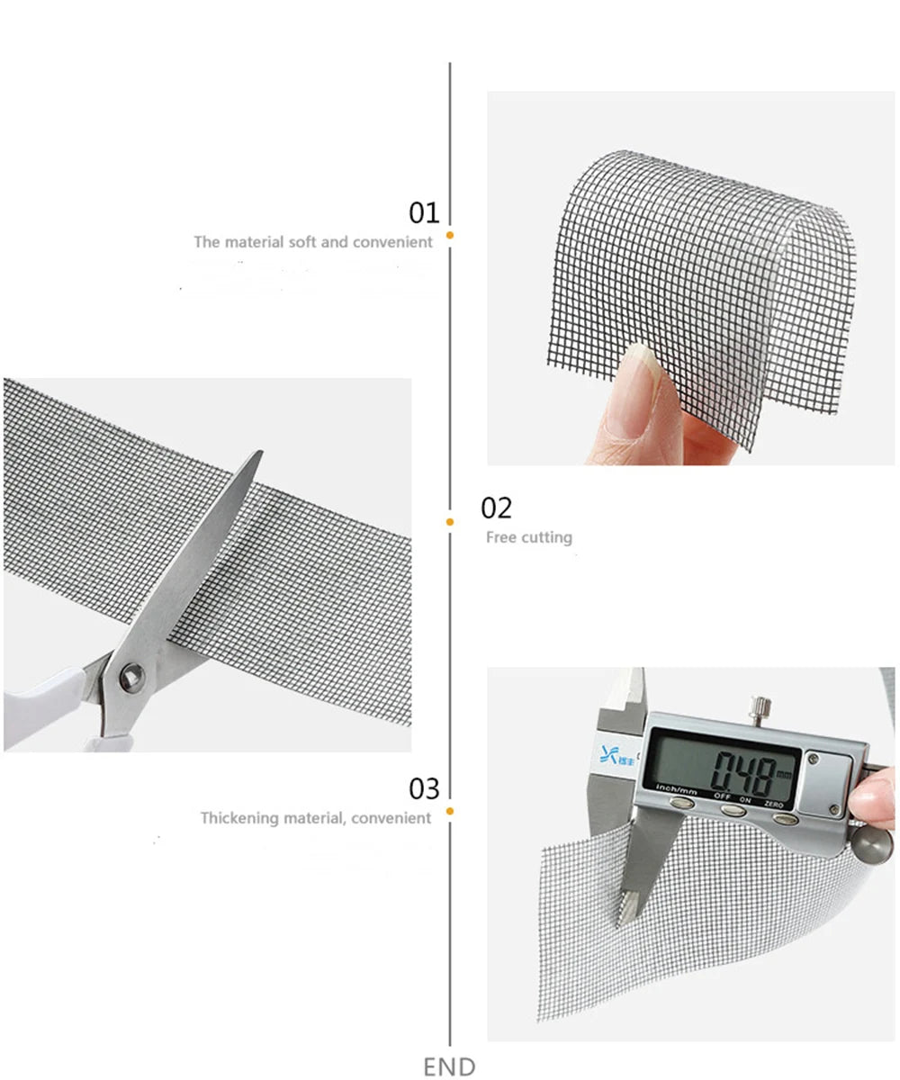 1ps Easy-to-Apply Waterproof Window Screen Repair Tape – Keep Mosquitoes Out with Our Anti-Insect, Self-Adhesive Mesh Patch