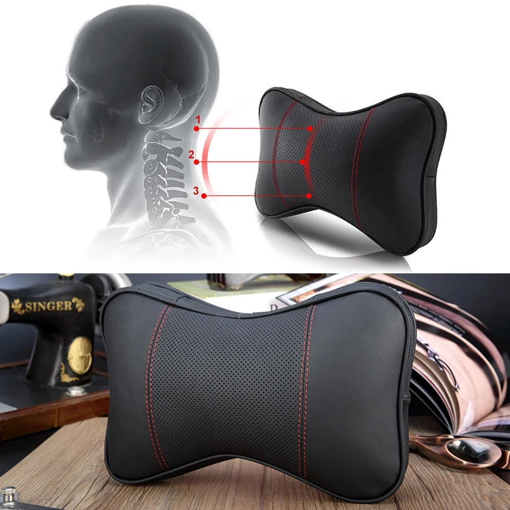 Car Headrest Neck Pillow Auto Neck Cushion Memory Foam Breathable Head Support For Lexus IS250 IS300 RX330 RX350 GS300 LX570 ES