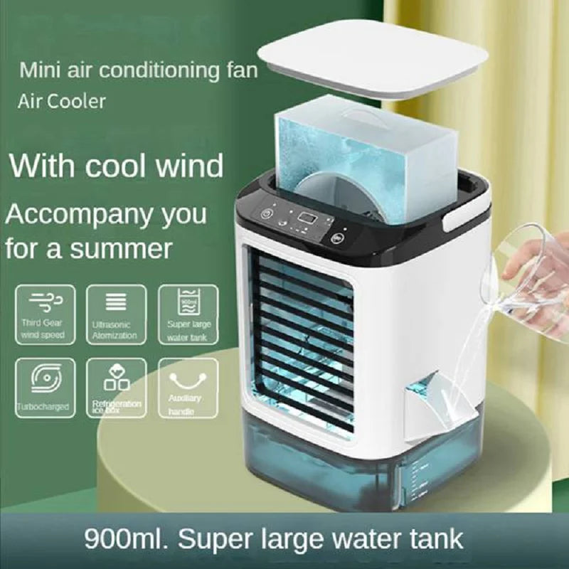 Cold Fan Home Mini USB Desktop Refrigeration Small Air Conditioning Fan Portable Wet Wet Water Cold Fan